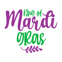 King of Mardi Gras svg