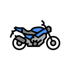 Obraz na płótnie Canvas motorcycle transport color icon vector. motorcycle transport sign. isolated symbol illustration