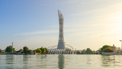 Aspire park during the morning.
