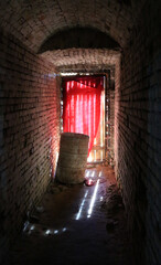 barrel in the basement