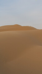 Fototapeta na wymiar the landscape of the dukhan Sand dune in qatar.