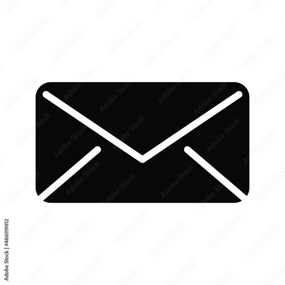 Poster mail icon, envelope icon, message icon vector for web, computer and mobile app