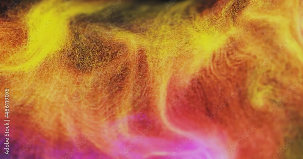 Poster swirling sparkle stardust. luxurious bright background with multicolored wavy lines and particles, a