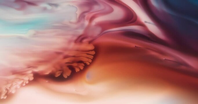 Liquid color background design. Fluid paint flow.
