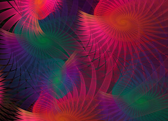 fractal burst background