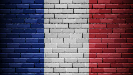 EPS10 Vector Patriotic background with France flag colors. An element of impact for the use you want to make of it.
