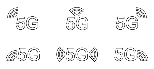 5 G Icons