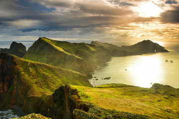 Fototapeta na wymiar Landscape of Madeira island - Ponta de sao Lourenco