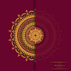 Luxury mandala background design.