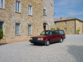 Vintage Car in Tuscany