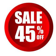 Button Sale 45% OFF