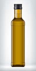 Color Glass Bottle on background. 