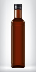 Color Glass Bottle on background. 