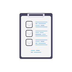Medical Report Flat Icon. Pixel Perfect. For Mobile and Web. stock illustration
