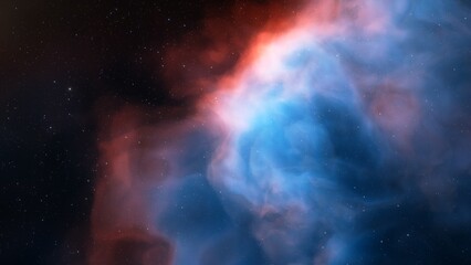 Obraz na płótnie Canvas Beautiful nebula in cosmos far away 3d rendering 