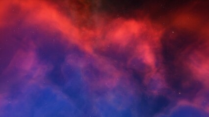 Beautiful nebula in cosmos far away 3d rendering	
