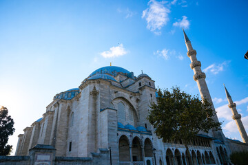 Fototapeta premium Ramadan in Istanbul. Suleymaniye Mosque in Istanbul