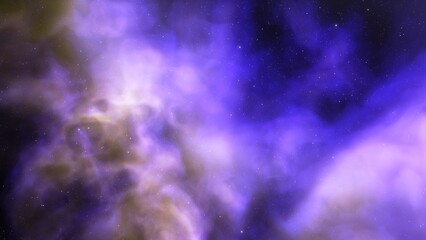 Fototapeta premium Beautiful nebula in cosmos far away 3d rendering 