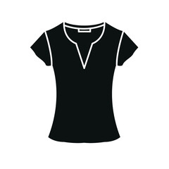 t-shirt silhouette symbol vector sign