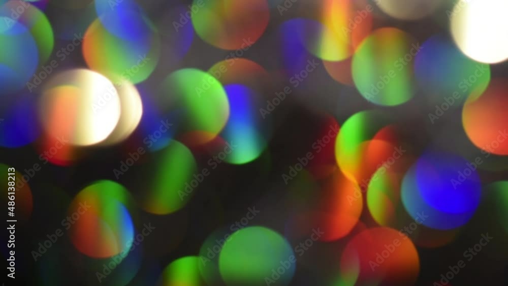 Canvas Prints rainbow bokeh abstract motion. multicolor bokeh gradients moving slowly, shimmer, glare and blend an