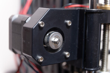 electric steper motor for 3D printer, powering x axle
