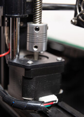 electric steper motor for 3D printer, powering z axle