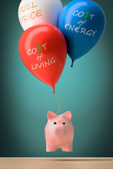 cost of living and energy bill price increasing - 486140468