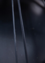 close up shot of a zipper