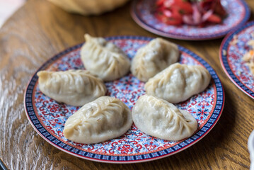 Central Asian Steamed Meat Dumplings Manti