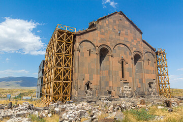 Obraz premium Cathedral of the ancient city Ani, Turkey