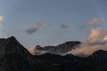 Nebelhorn Blick