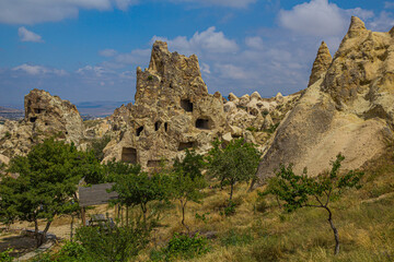 Fototapeta na wymiar View of Goreme open air museum in Cappadocia, Turkey