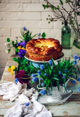 Romanian paska.traditional easter pastries.