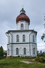 Fototapeta na wymiar Russia. Solovki. Big Solovetsky Island. Lighthouse Temple on Sekirnaya Hill