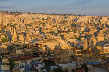 Fototapeta na wymiar Goreme village in Cappadocia, Turkey