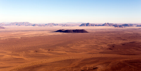 Photo taken from helicopter in Sossusvlei