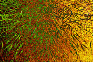 レトロな金箔のある背景素材