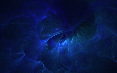 3D rendering abstract fractal light background