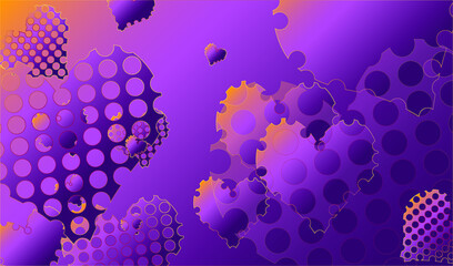 Abstract background with flowers