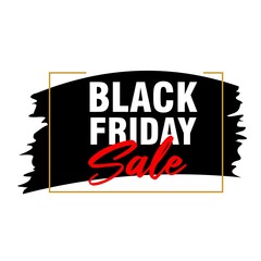 black friday label vector design