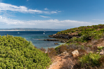Rocky coastline near Alghero (Sardinia, Italy)