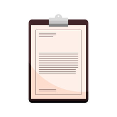 clipboard with document