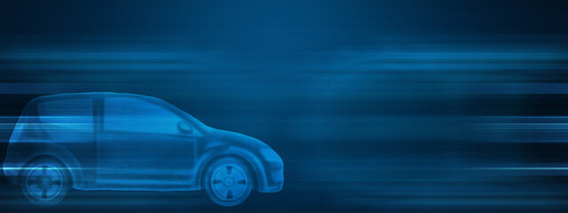 illustration of  car web design.
