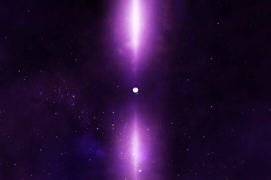 Quasar in deep space. Elements of this image furnished by NASA