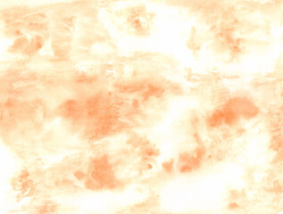 Hand painted watercolor orange background
