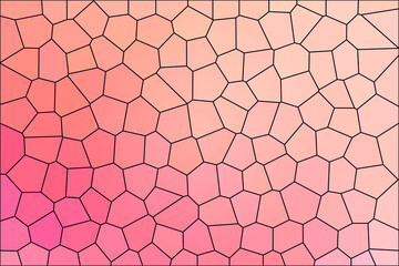 Stained glass texture with various shades of pink
