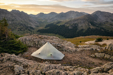 Camping in the Hunter-Fryingpan Wilderness