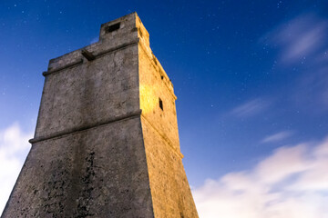 Lippija Tower near Gnejna Bay in Malta