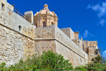 The Old Ancient Bastions of Mdina
