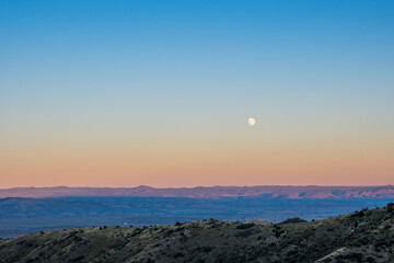 An overlooking view of nature while going to Jerome, Arizona